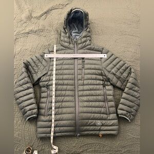 Men's Green Puffer Jacket